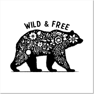 Wild and Free Mama Bear Posters and Art